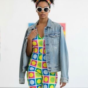 AG Adriano Goldschmied The Robyn Denim Jacket 2000s Y2K Grunge L